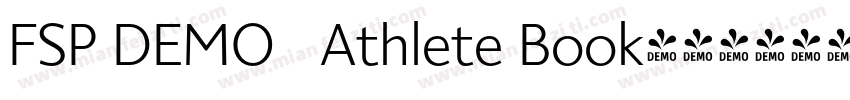 FSP DEMO   Athlete Book字体转换
